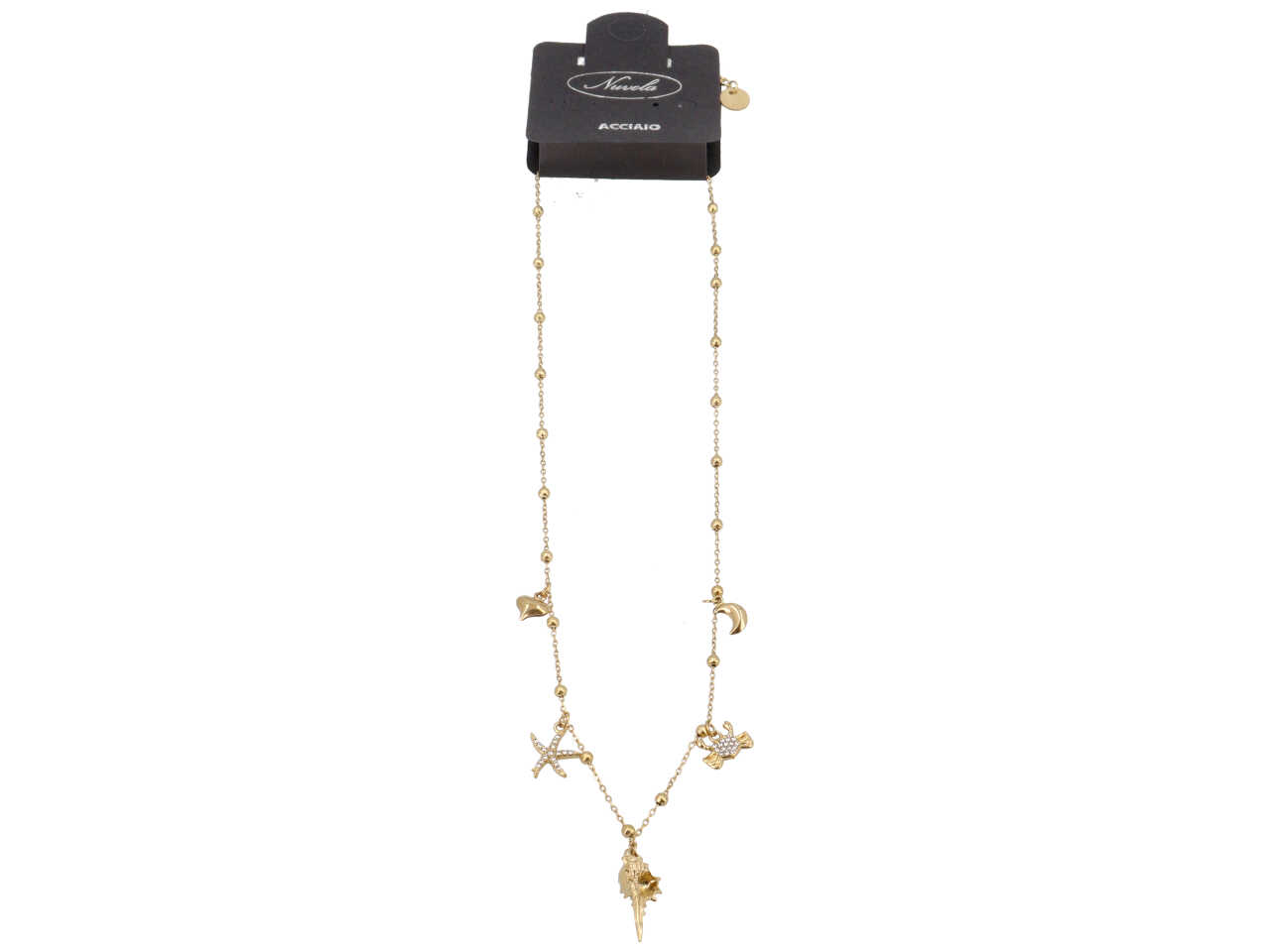 COLLANA CHARME GRANCHIO STELLA MARINA CONCHIG. ORO COLLANA CHARME GRANCHIO STELLA MARINA CONCHIG. ORO