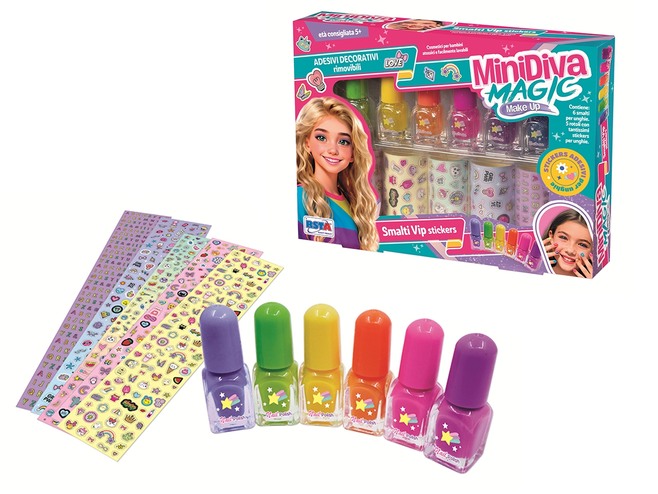 SET MINIDIVA MAGIC COSMETICI 6 SMALTI 12365