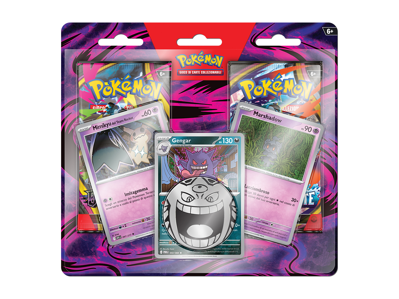POKEMON SET2BUSTE GENGAR MARSHAD.MIMI. PK10680-I £