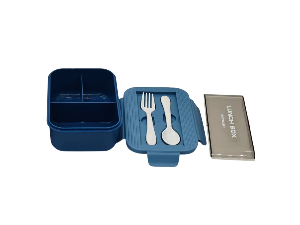 PORTA PRANZO FORCHETTA+CUCCHIAIO BLU BL10060/BL