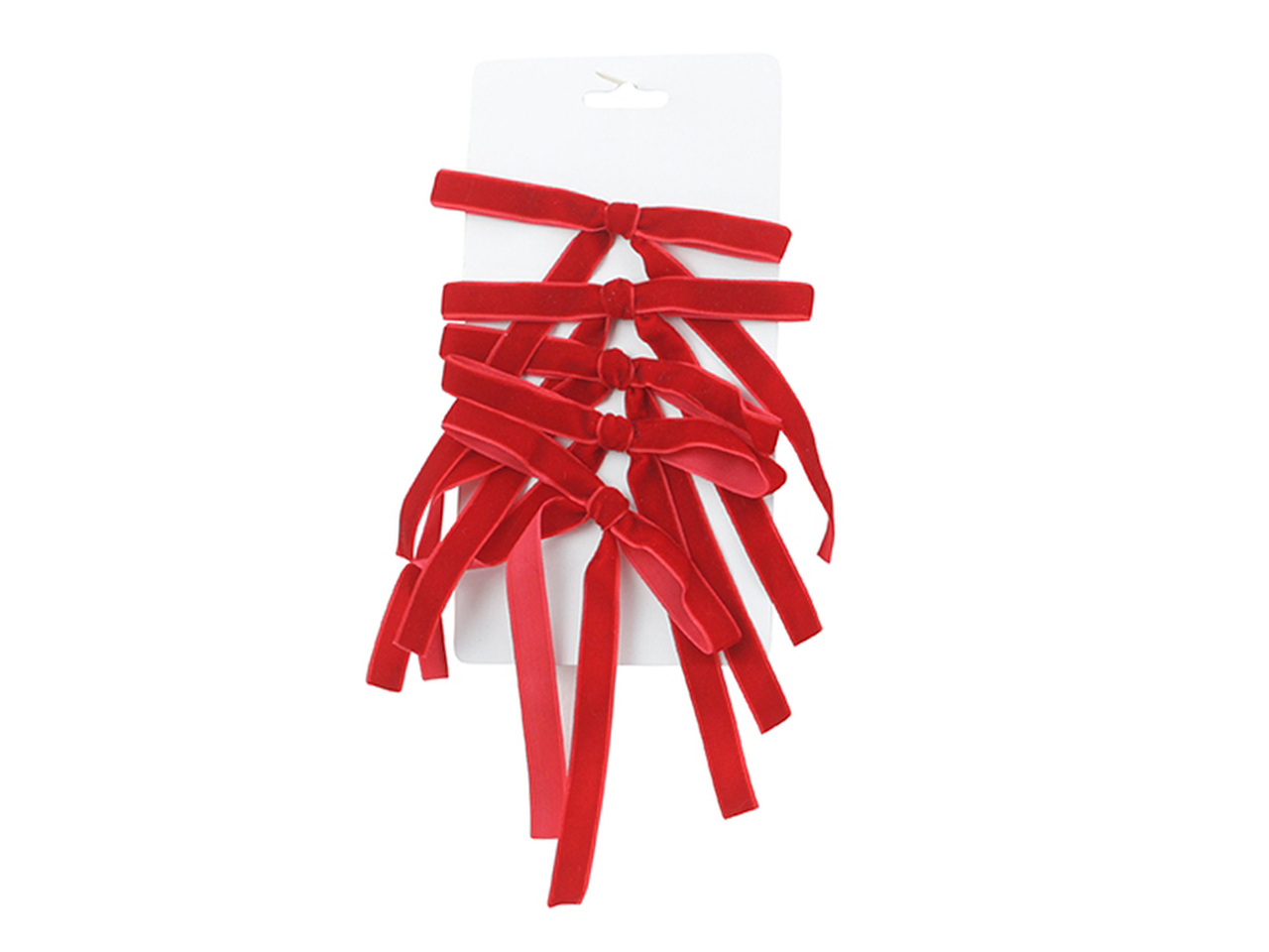 FIOCCHI VELLUTO 5PZ ROSSO