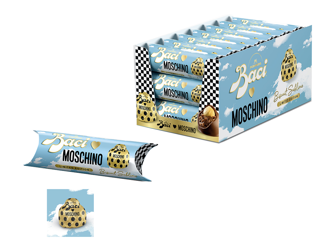BACI TUBO LE BISCUIT SUBLIME 3PZ 37,5GR 14322912