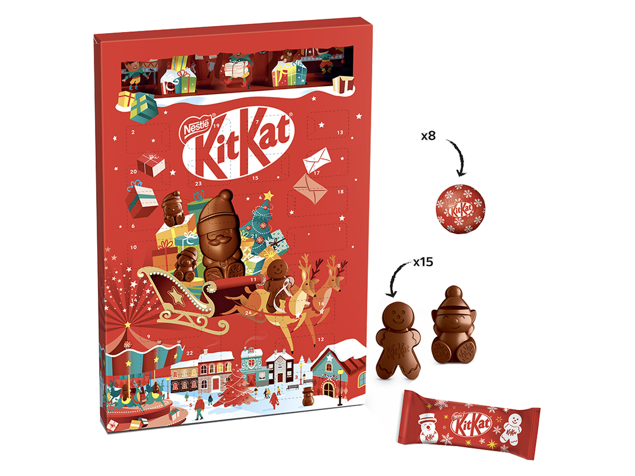KIT KAT ICON CALENDARIO DELL’ AVVENTO 208GR1247984