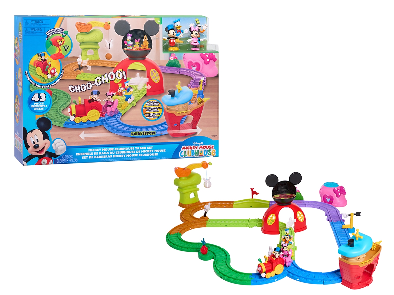 MICKEY MOUSE TRACK SET 43PCS 38212