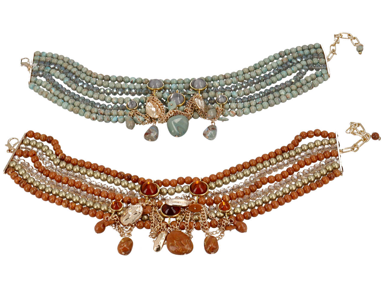 COLLANA CHOKER CON PENDENTI 290620 COLLANA CHOKER CON PENDENTI 290620