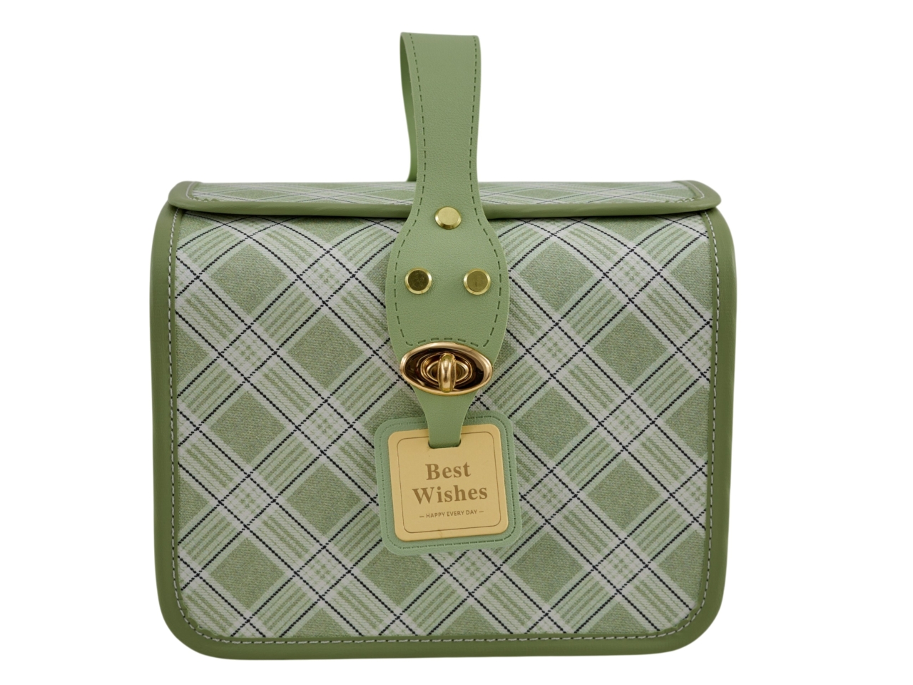 VINTAGE BAULETTO RETT.21,8X15,7X17CM VERDE1441074