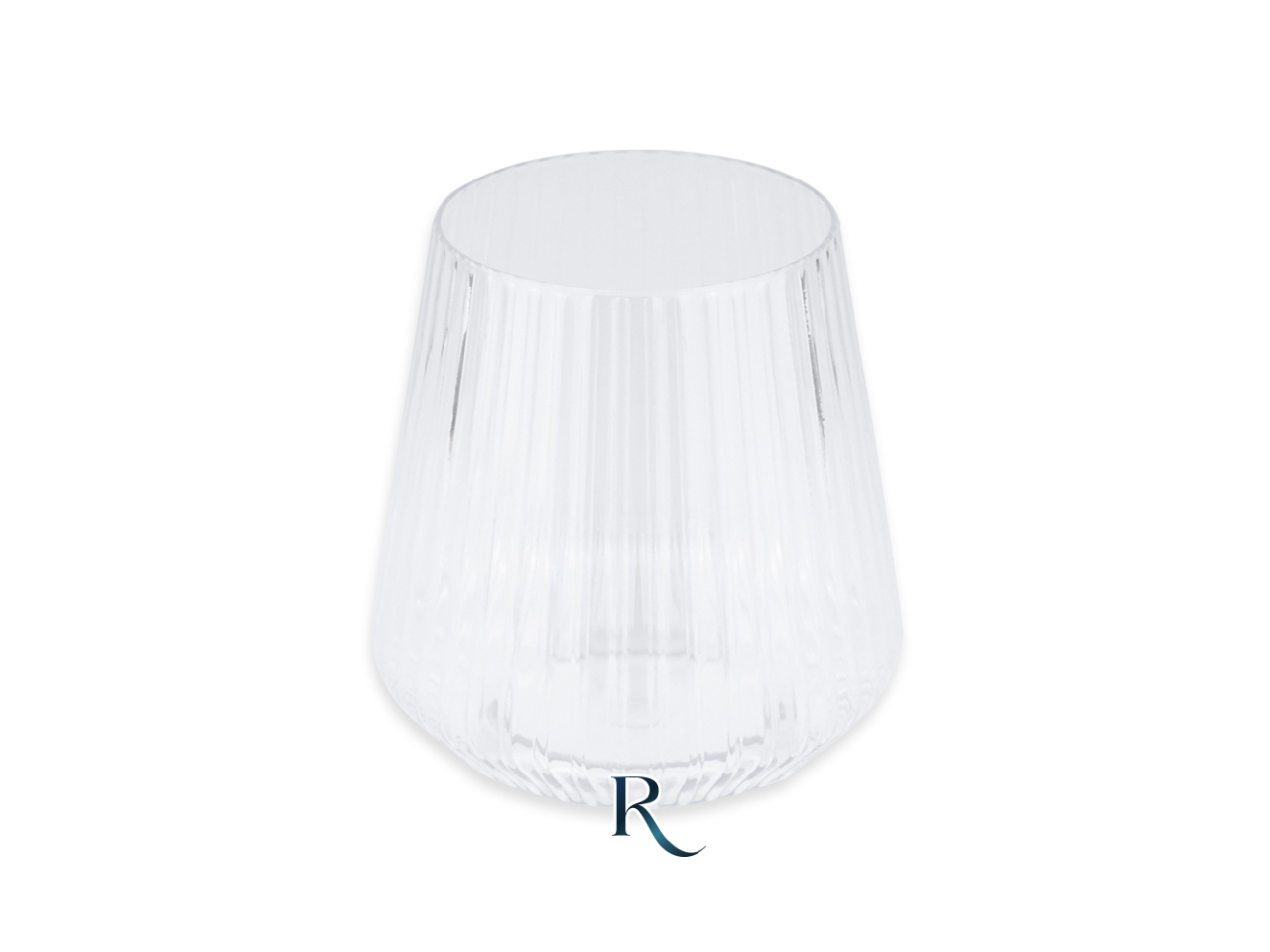 BICCHIERI RIUTILIZ.360CC 6PZ RIBBED CRYSTAL 21024