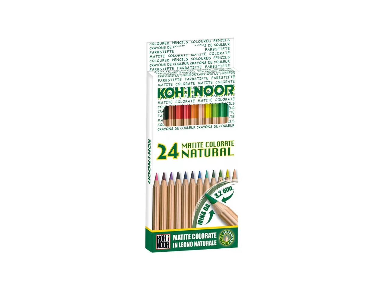 MATITE COLORATE NATURAL 24PZ DH2137N