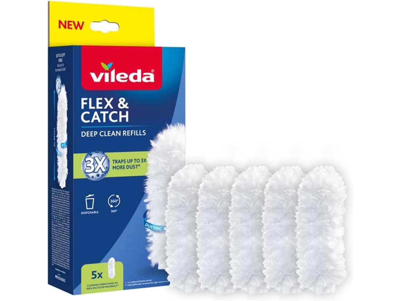 VILEDA FLEX &CATCH REFILL CATTURAPOLVER.5PZ 177664