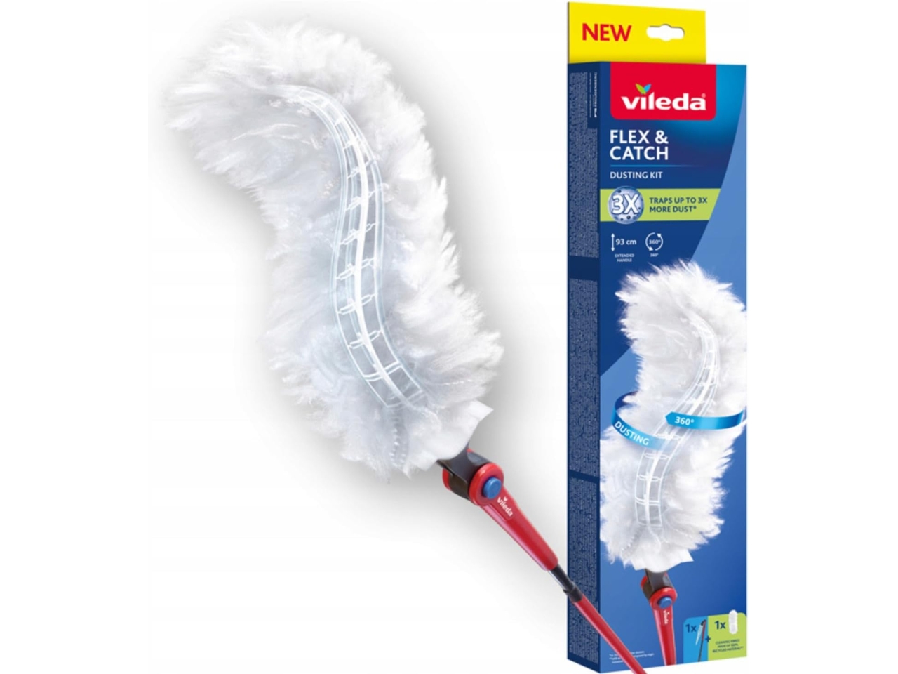 VILEDA FLEX CATCH MANICO LUNGO 1 REFILL 179434
