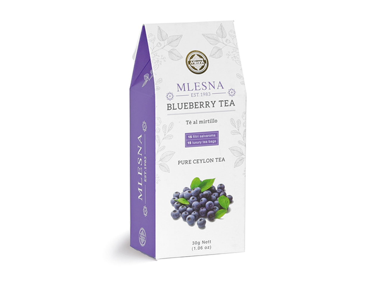 TE’ AL MIRTILLO BLUEBERRY 2GR CONFEZIONE 15PZML901
