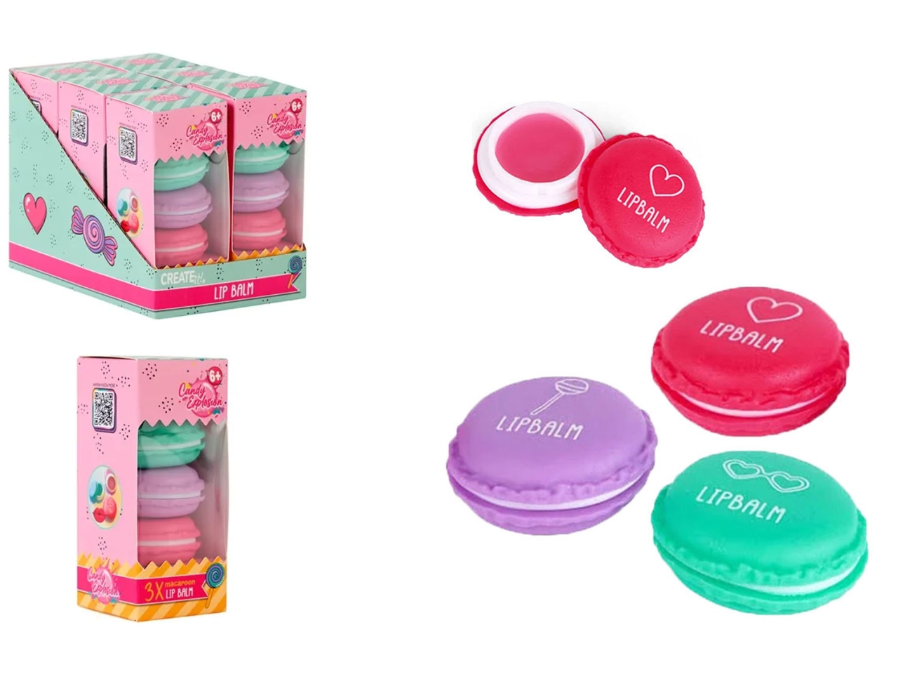 CREATE IT! CANDY MAC.L.BALM 3PZ CRE884844