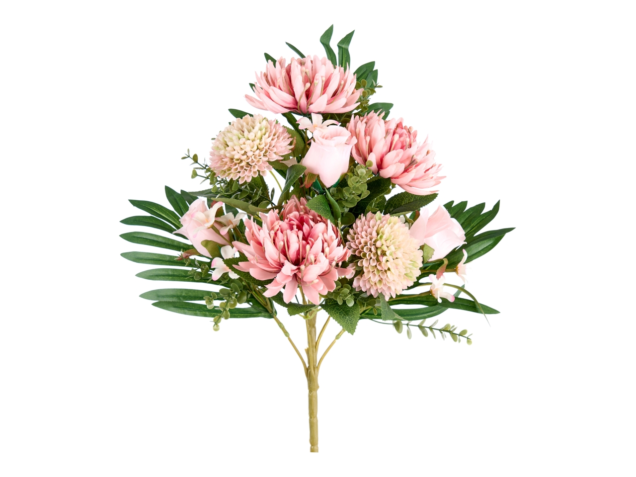 MAZZO CRISANTEMO E PON PON 45CM MAUVE A26387_16