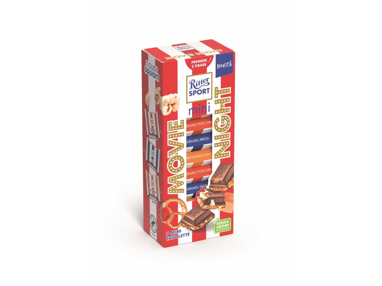 RITTER SPORT MINI TOWER MOVIE NIGHT 150GR 1170