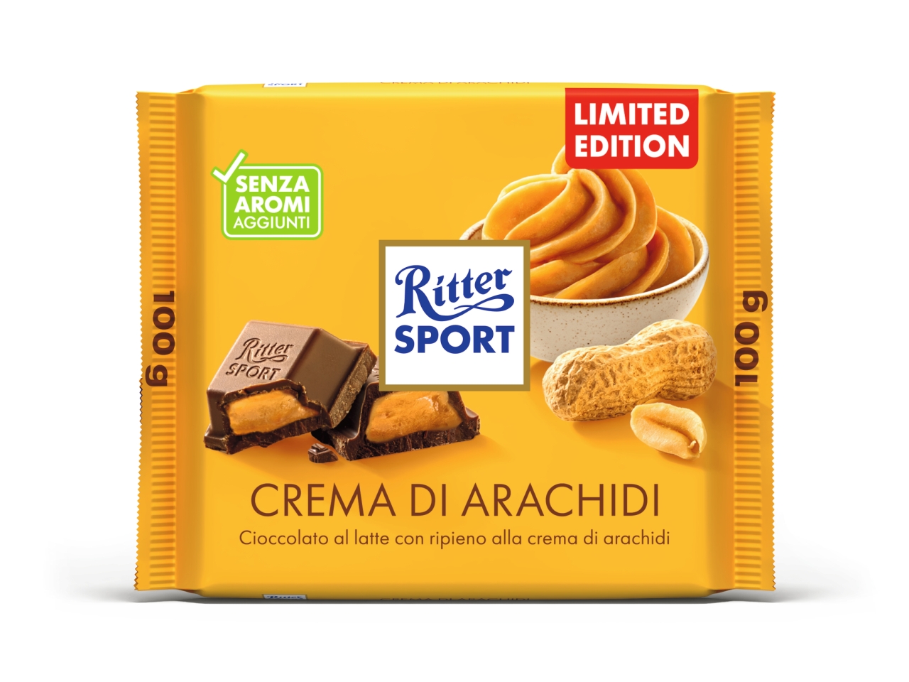 RITTER SPORT TAVOLET. CREMA DI ARACHIDI 100GR3010
