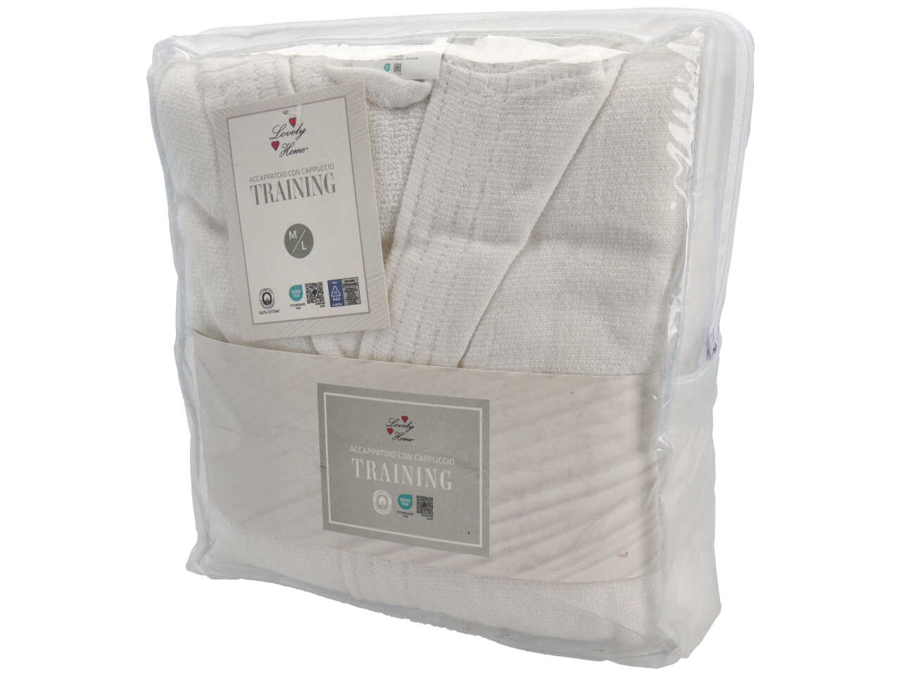 ACCAPPATOIO TRAINING NAUT.TG.M/L BIANCO 01606101L