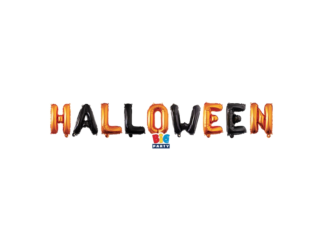 PALLONCINO FOIL KIT SCRITTA 300X40 HALLOWEEN75537