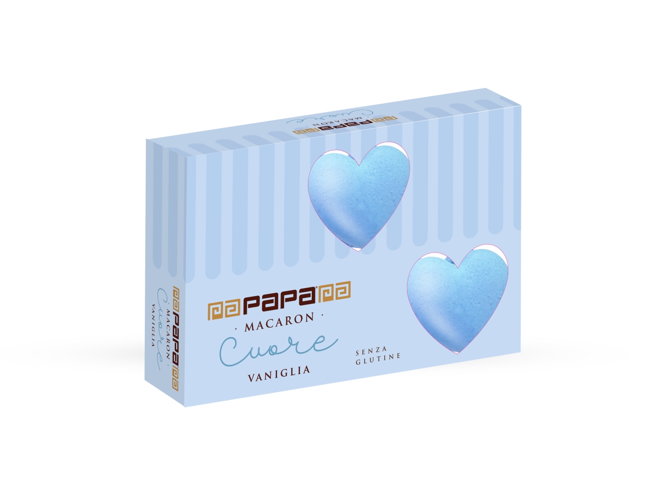 PAPA MACARON CUORE VANIGLIA CELE.6PZ 78GR1MC200411