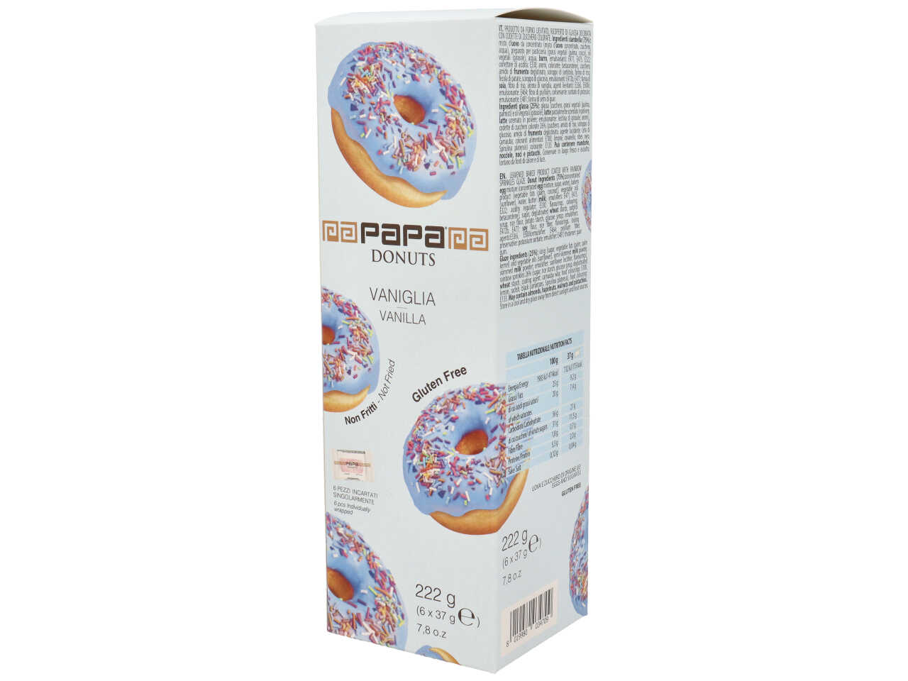 PAPA DONUTS VANIGLIA CELESTE SET 6PZ 6CK300105