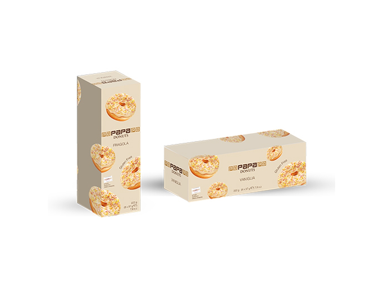 PAPA DONUTS VANIGLIA ASTUCCIO 6 DONUTS 6CK300104