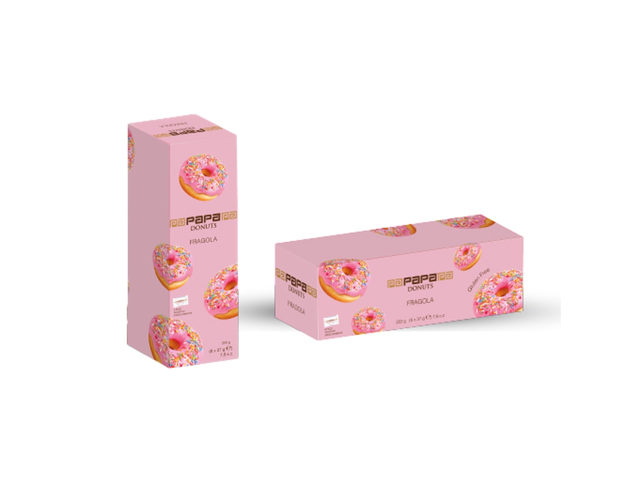 PAPA DONUTS FRAGOLA ASTUCCIO DA 6 DONUTS6CK300102