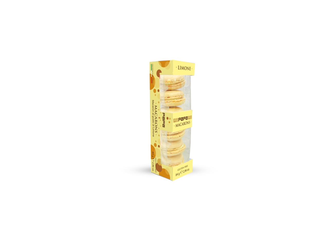 PAPA MACARON LIMONE ASTUCCIO DA 6PZ 84GR1MC200106