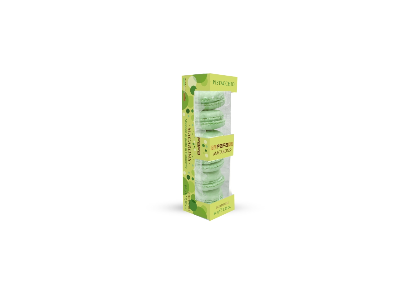 PAPA MACARON PISTACCHIO SET DA 6PZ 84GR 1MC200105