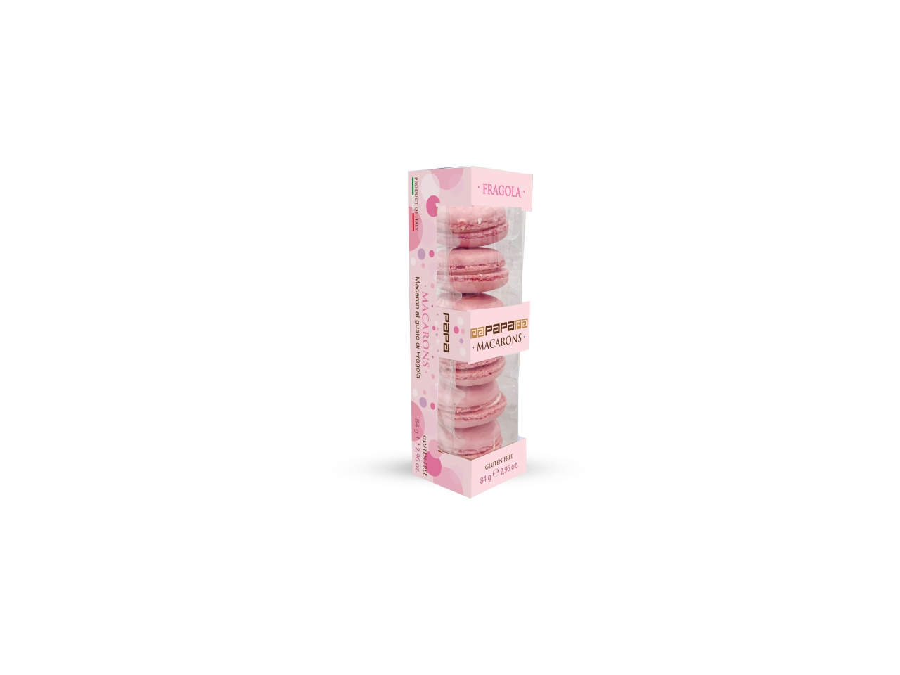 PAPA MACARON FRAGOLA SET DA 6PZ 84GR 1MC200102