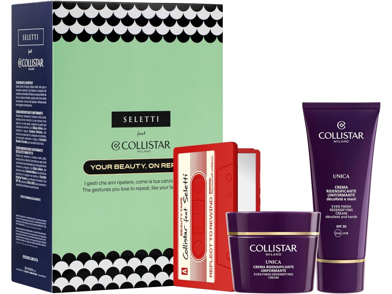 COLLISTAR COFANETTO UNICA CREMA RIDENSIFICA. 50ML