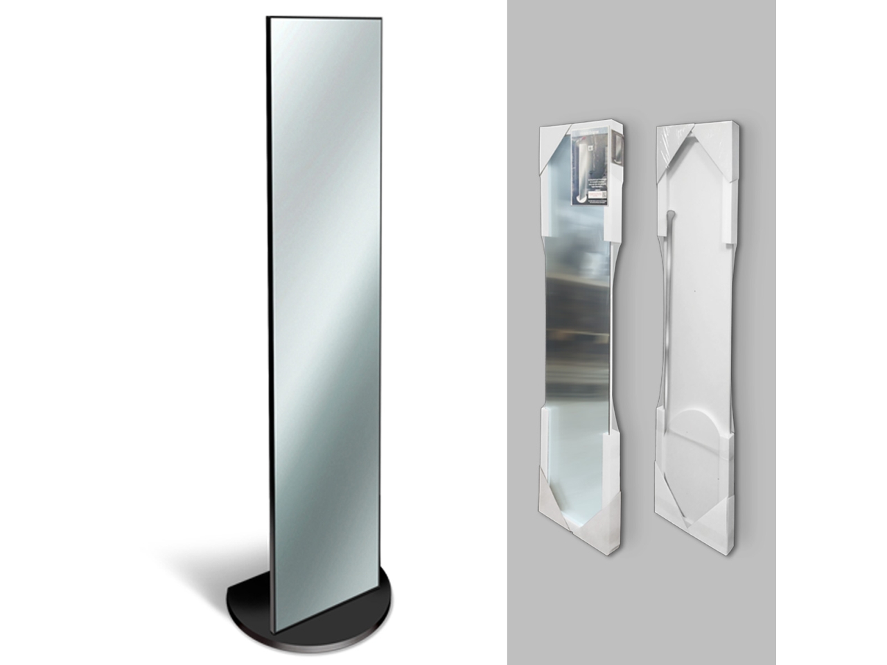 SPECCHIO TERRA 40X160CM MIRROR ORIGINAL NERO98872