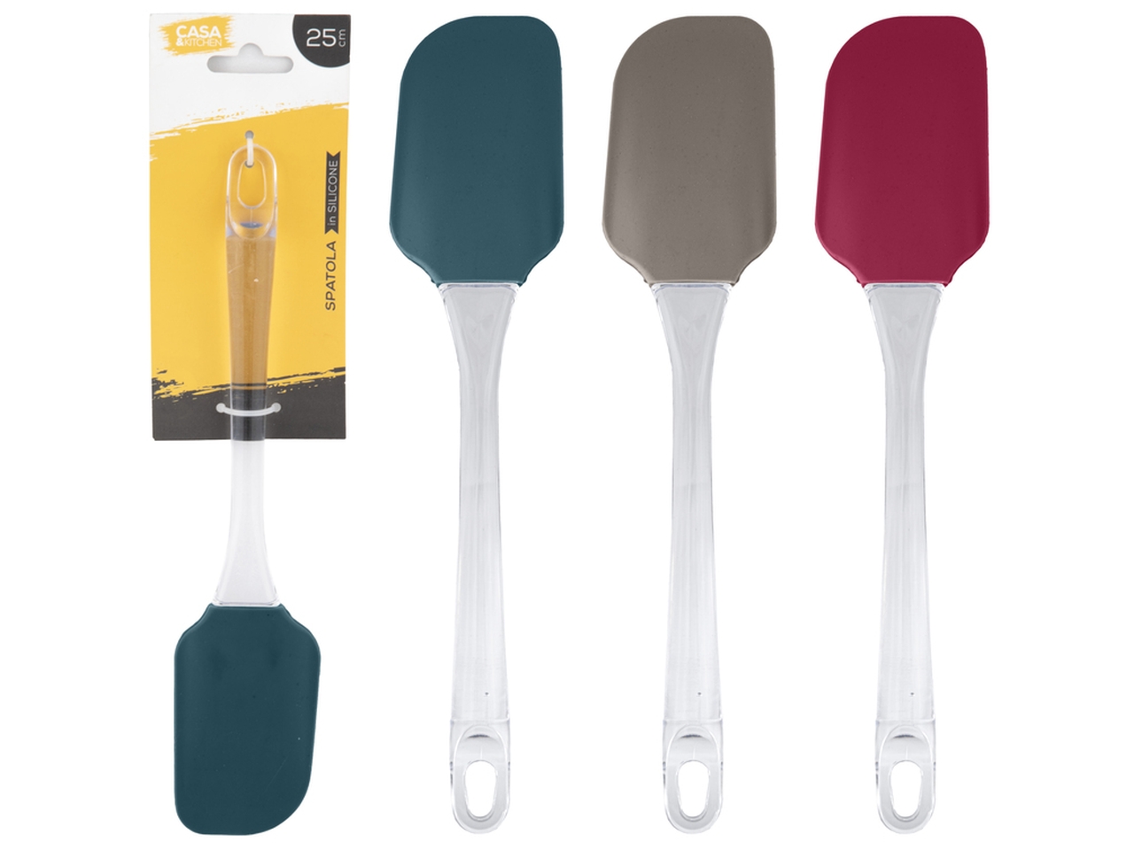 SPATOLA SILICONE 25CM ASS. 207670
