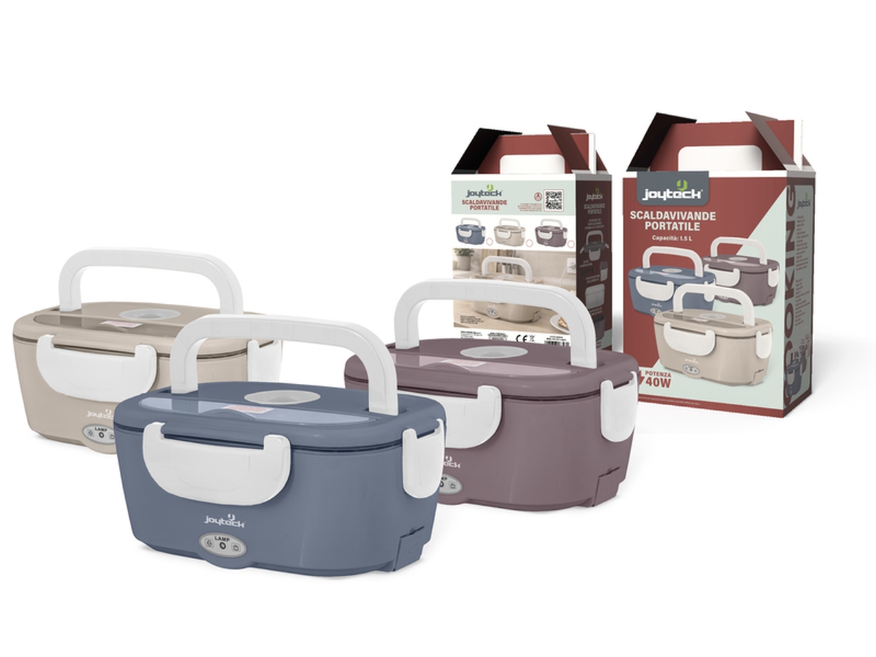 SCALDAVIVANDE ELET. PORTATILE 40W 1,5L ASS.208714