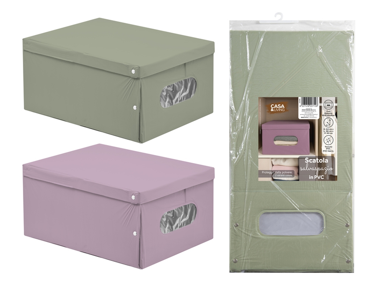 SCATOLA PVC P/BIANCHERIA 50X38X24CM ASS. 212398 SCATOLA PVC P/BIANCHERIA 50X38X24CM ASS. 212398