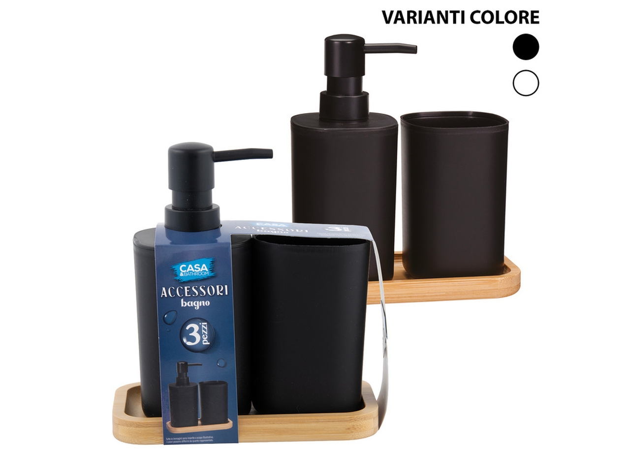 ACCESSORI BAGNO 3PZ ASS. 216176 ACCESSORI BAGNO 3PZ ASS. 216176
