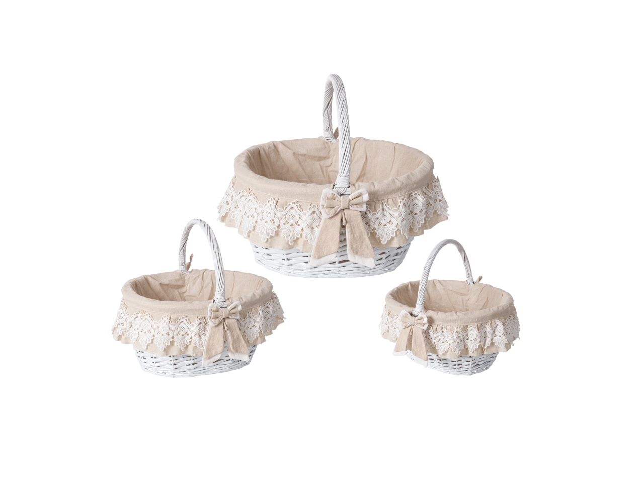 LILIUM SET 3 CESTE C/MANICO BIANCHE IG10351