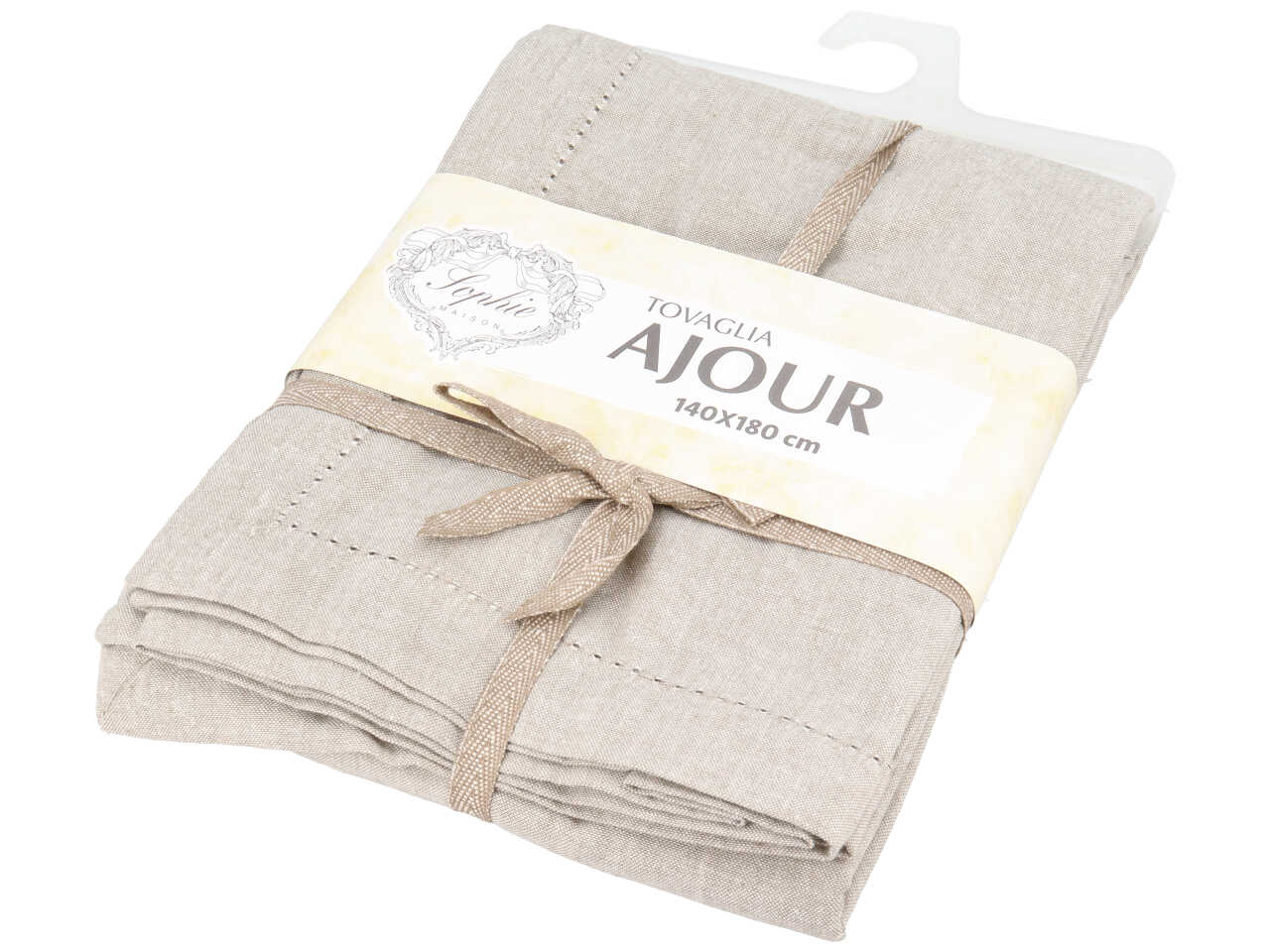AJOUR TOVAGLIA 140X180CM TORTORA MELANGE 07011306