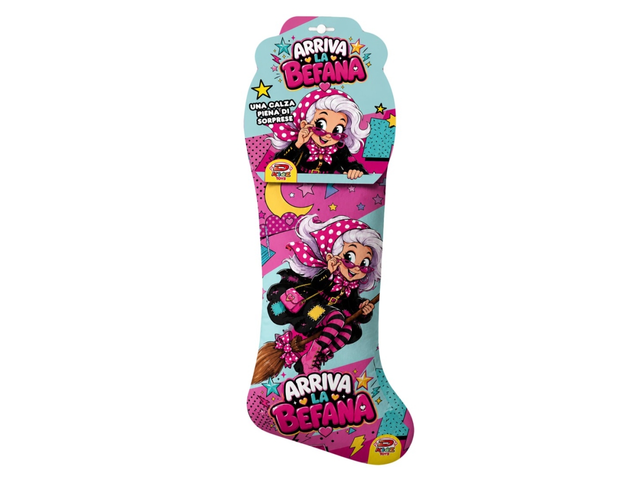 CALZA BEFANA BIMBO 2026 C/GIOCHIDIP77223 CALZA BEFANA BIMBO 2026 C/GIOCHIDIP77223