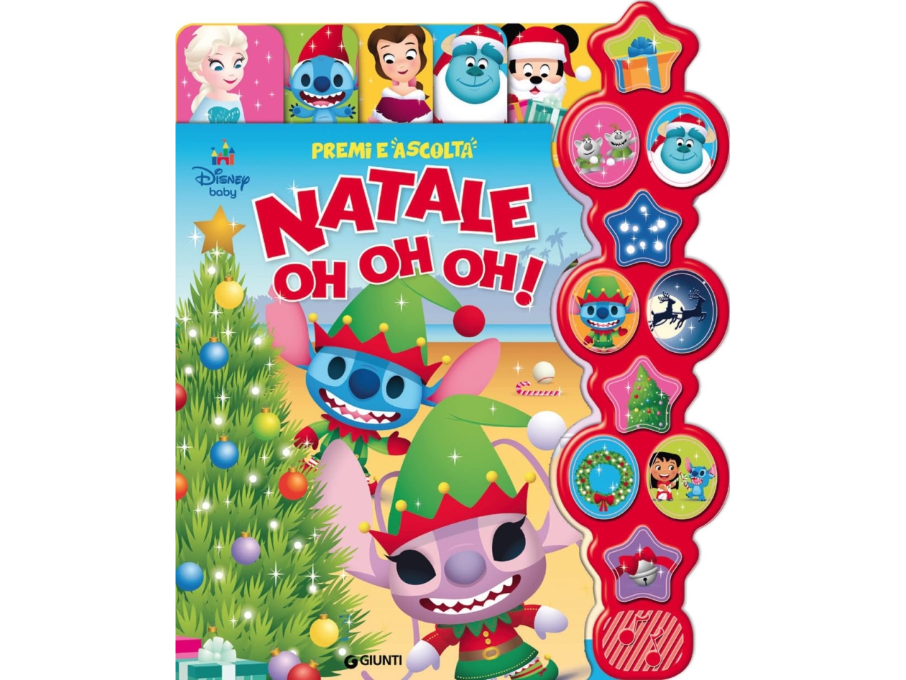 LIBRO NATALE OH OH PREMI E ASCOLTA 10TASTI W1368A