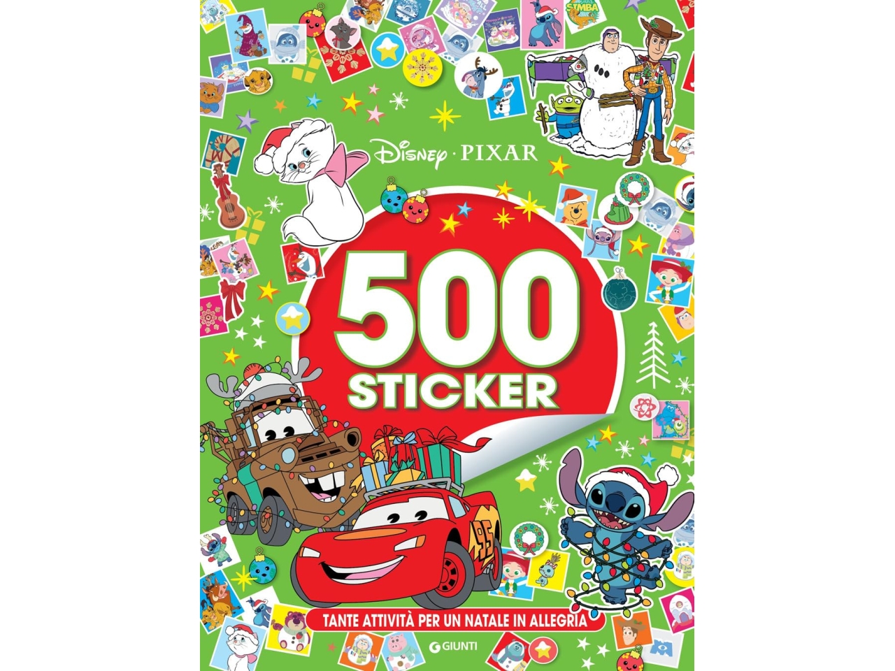 LIBRO NATALE 500 STICKER DISNEY W1412A
