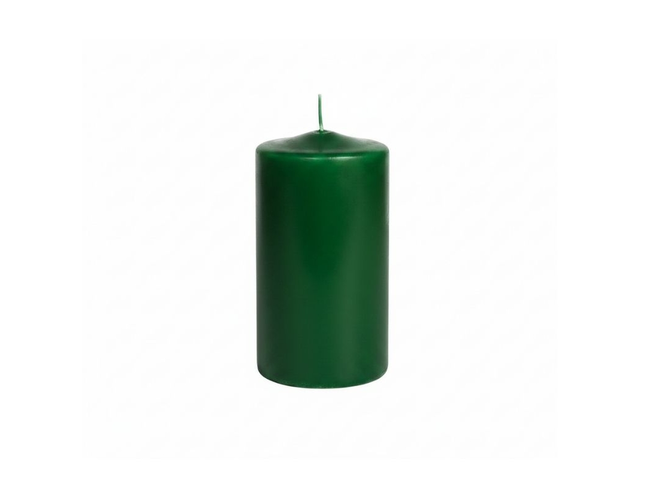 CANDELA MOCCOLO 5XH.10CM 12PZ VERDE SCURO 56199-12