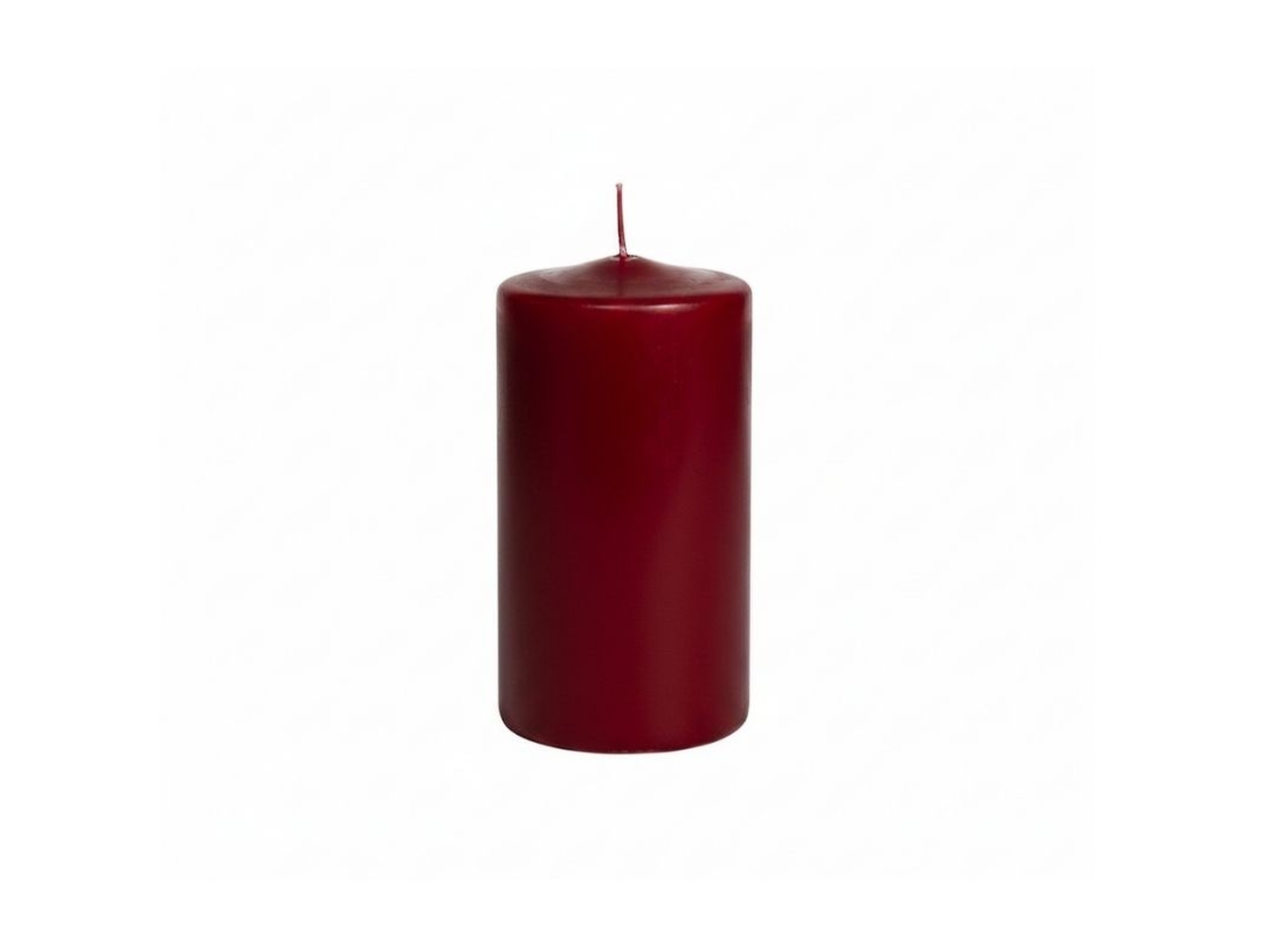 CANDELA MOCCOLO 5XH.10CM 12PZ BORDEAUX 56199-52