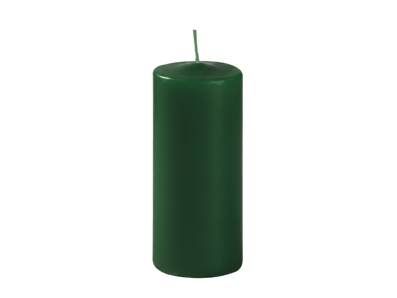 CANDELA MOCCOLO 5XH.12CM 9PZ VERDE SCURO 56201-12