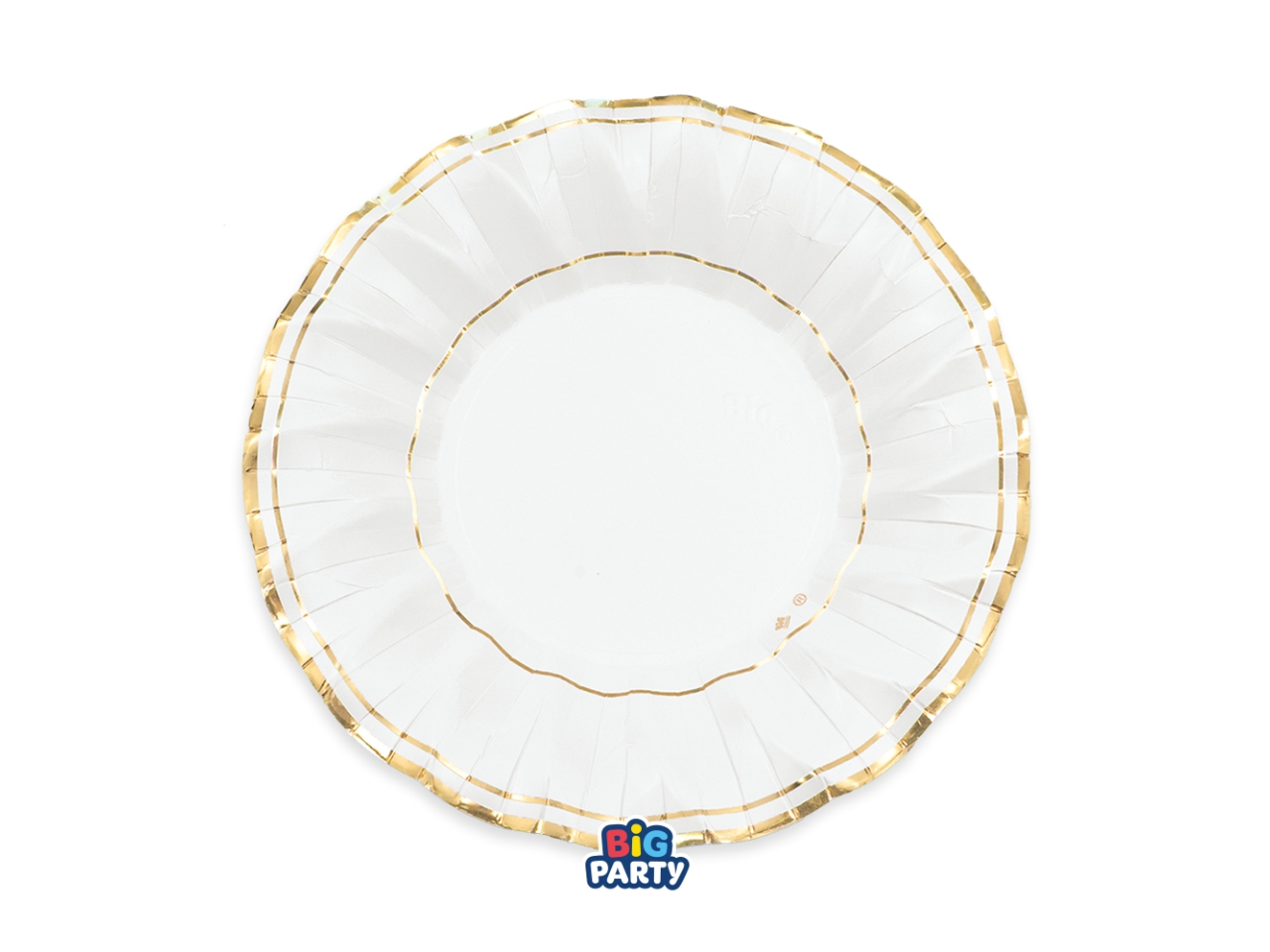 CLASSIC PIATTI FONDI 24CM 6PZ GOLD METAL 77009