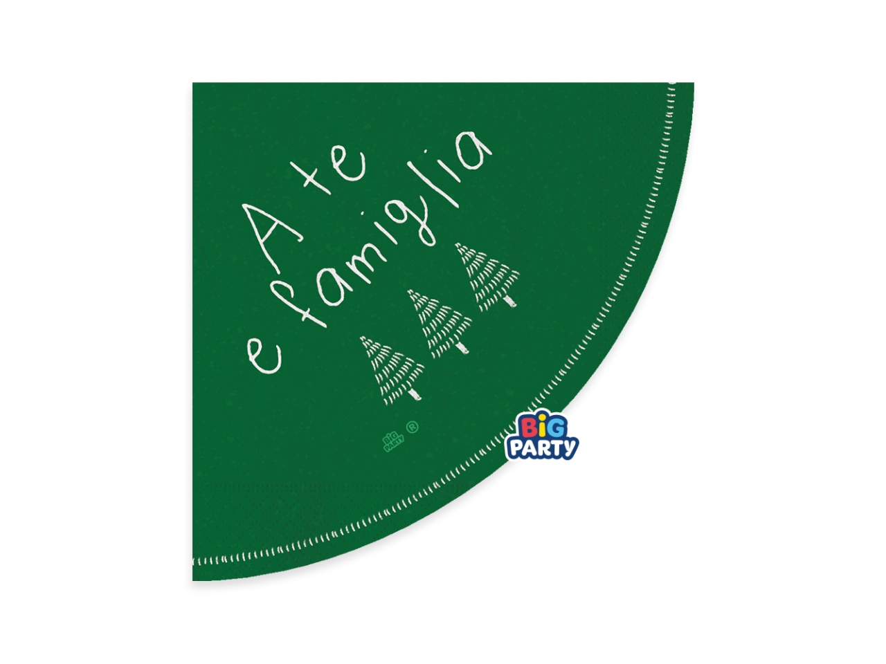 SPIRITO DEL NATALE 16 TOVAGLIOLI 33X33CM 77673