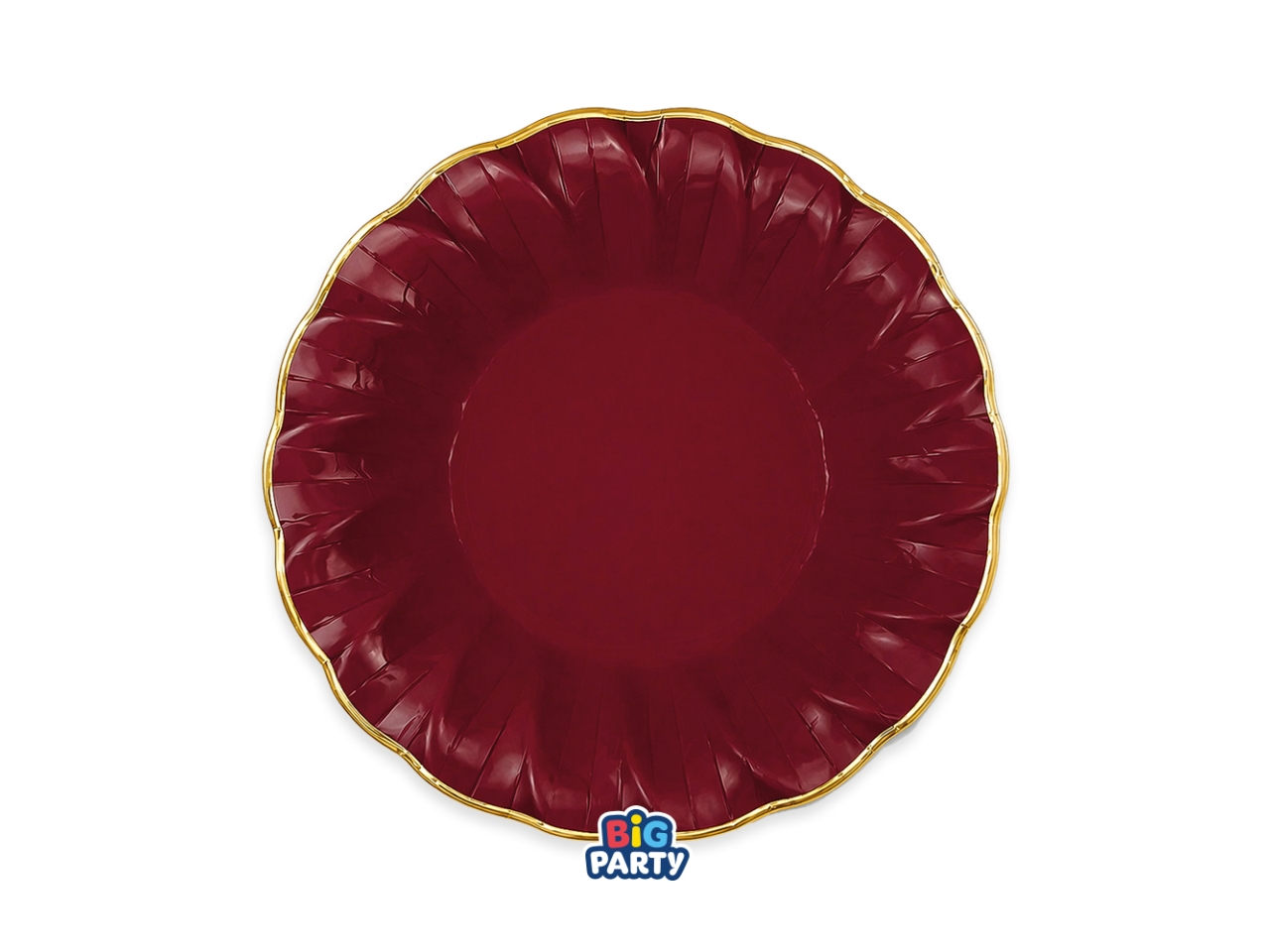 HARMONY 6 PIATTI FONDI 24CM BORDEAUX GOLD 77682